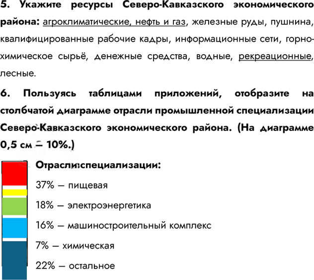 Иллюстрация к решению «Страница 99-101 ГДЗ Рабочая тетрадь Алексеева Ким 9 класс (География)», 3