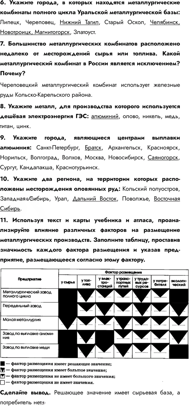 Иллюстрация к решению «Страница 27-29 ГДЗ Рабочая тетрадь Алексеева Ким 9 класс (География)», 2